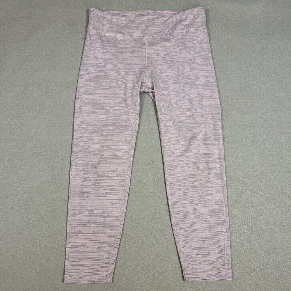 Outdoor Voices Leggings Womens XL Free Form Superbloom Space Dye Pink
